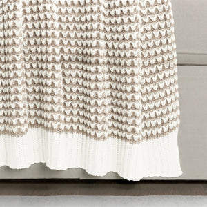 Chic And Soft Knitted Throw Blanket 60" x 50"