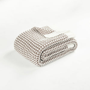 Chic And Soft Knitted Throw Blanket 60" x 50"