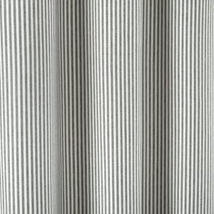 Farmhouse Vintage Stripe Yarn Dyed Recycled Cotton Blend Shower Curtain