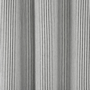 Farmhouse Vintage Stripe Yarn Dyed Recycled Cotton Blend Shower Curtain