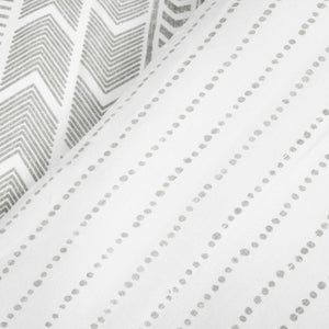 Hygge Geo Reversible Cotton Duvet Cover 3 Piece Set