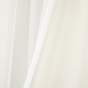 Dylin Flower Embroidery Window Curtain Panel