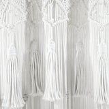 Boho Macrame Tassel Cotton Window Curtain