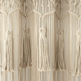 Boho Macrame Tassel Cotton Window Curtain