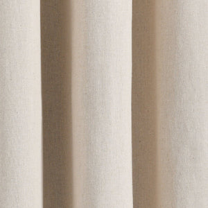 Insulated Grommet Blackout Faux Linen Window Curtain Panel
