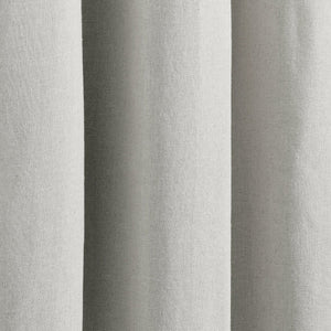 Insulated Grommet Blackout Faux Linen Window Curtain Panel