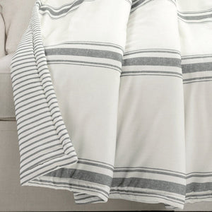 Farmhouse Stripe Throw