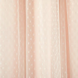Cottage Polka Dot Sheer Window Curtain Panel Set