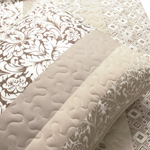 Boho Stripe 3-Piece Quilt Set