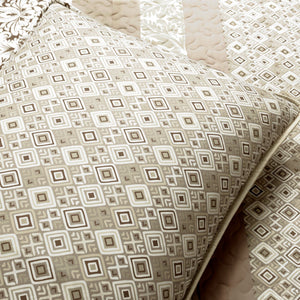 Boho Stripe 3-Piece Quilt Set