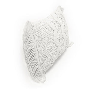 Studio Chevron Macrame Decorative Pillow Cover