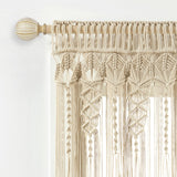 Boho Macrame Textured Cotton Valance