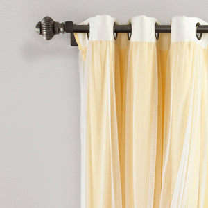 Umbre Fiesta Sheer Light Filtering Window Curtain Panel