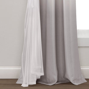 Umbre Fiesta Sheer Light Filtering Window Curtain Panel