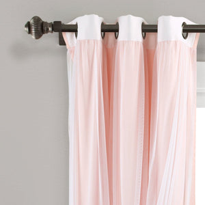 Umbre Fiesta Sheer Light Filtering Window Curtain Panel