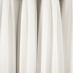 Linen Button Lined 100% Blackout Window Curtain Panel
