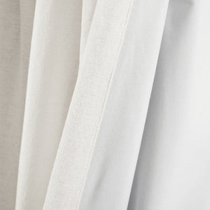 Linen Button Lined 100% Blackout Window Curtain Panel
