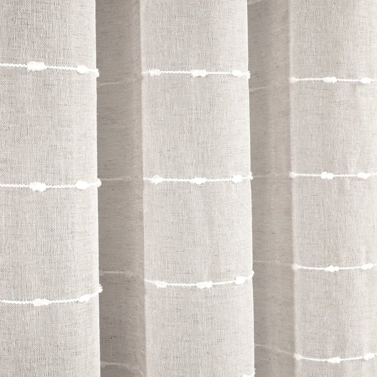 LushDecor Farmhouse Textured Grommet Sheer Ultra Wide Window Curtain Panel - view 4