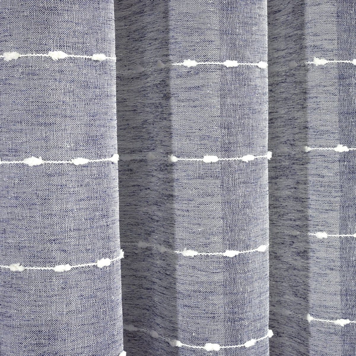 LushDecor Farmhouse Textured Grommet Sheer Ultra Wide Window Curtain Panel - view 8