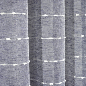 LushDecor Farmhouse Textured Grommet Sheer Ultra Wide Window Curtain Panel - view 8