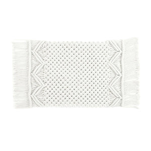 Boho Macrame Indoor/Outdoor Placemat 2-Pack Set
