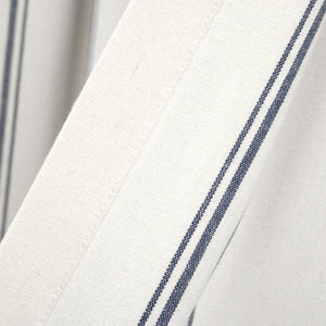Farmhouse Stripe Yarn Dyed Recycled Cotton Blend Valance