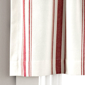 LushDecor Farmhouse Stripe Yarn Dyed Recycled Cotton Blend Valance - view 11