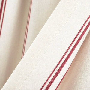 Farmhouse Stripe Yarn Dyed Recycled Cotton Blend Valance