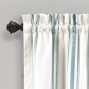 LushDecor Farmhouse Stripe Yarn Dyed Recycled Cotton Blend Valance - view 13