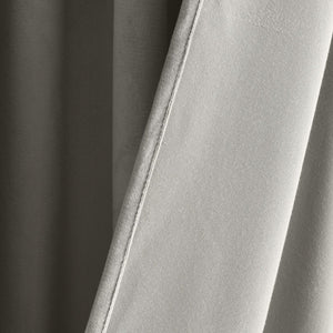 Prima Velvet Solid Ultra Wide Light Filtering Window Curtain Panel