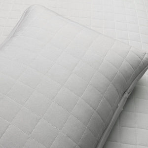 LushDecor Farmhouse Box Stitch And Stripe Cotton Quilt 3 Piece Set - view 3