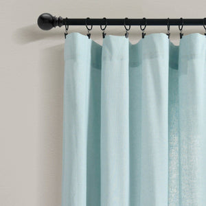 LushDecor Linen Button Botanical Garden Window Curtain Panel