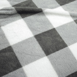 Plaid Ultra Soft Faux Fur All Season Comforter Set