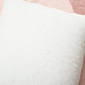 Farmhouse Color Block Ultra Soft Faux Fur Comforter Set