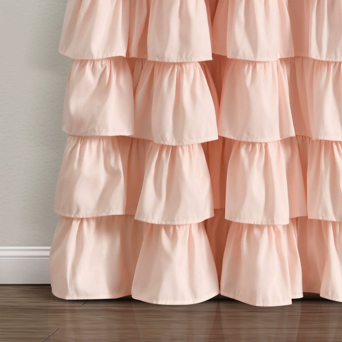 LushDecor Allison Ruffle 100% Blackout Window Curtain Panel - view 5