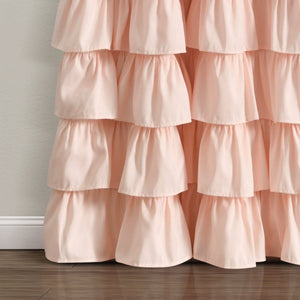 LushDecor Allison Ruffle 100% Blackout Window Curtain Panel - view 5