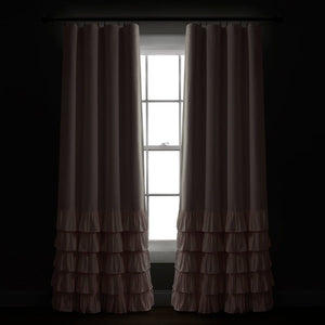 LushDecor Allison Ruffle 100% Blackout Window Curtain Panel - view 24