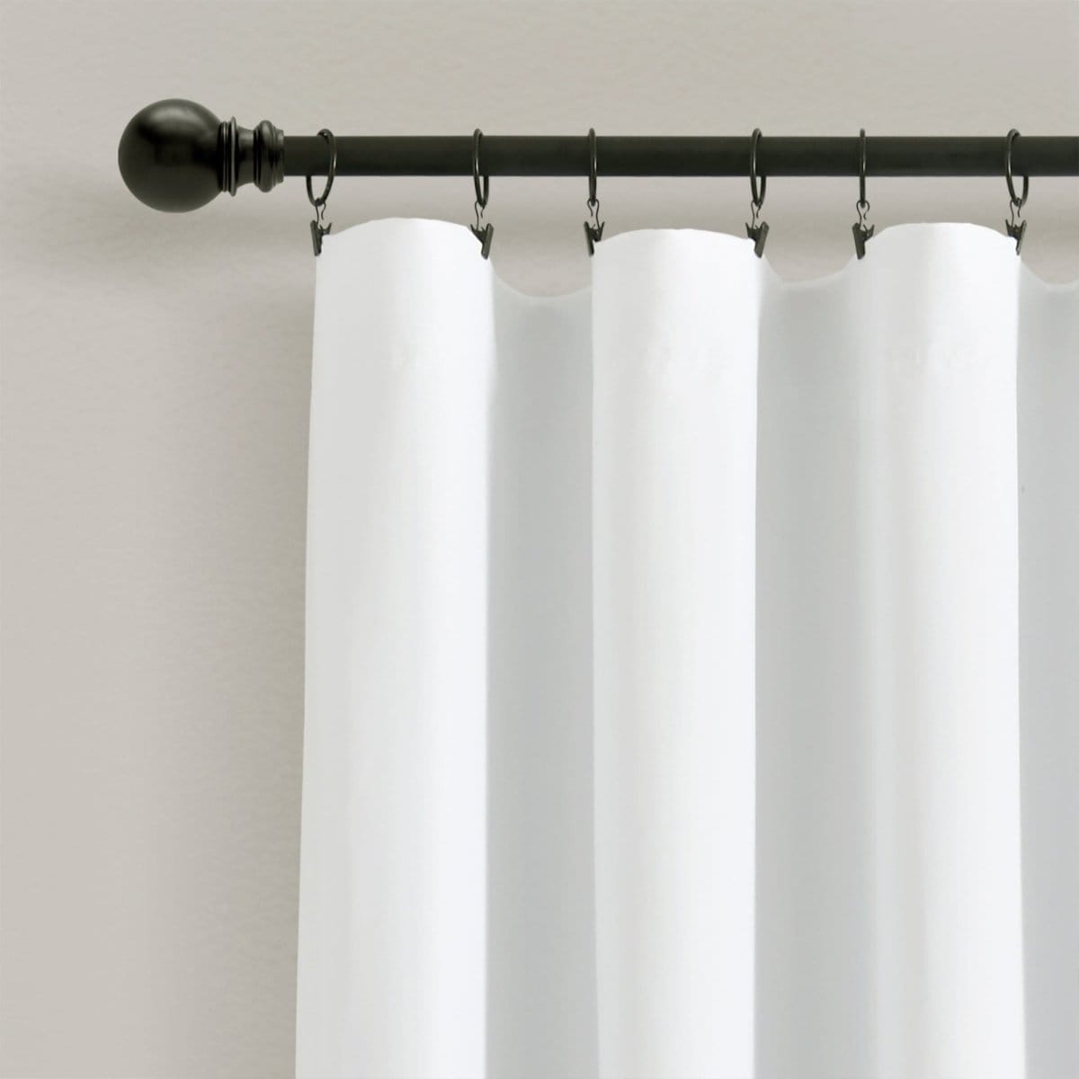 LushDecor Allison Ruffle 100% Blackout Window Curtain Panel - view 9