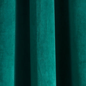 Prima Velvet Solid Grommet Light Filtering Curtain Panel Set