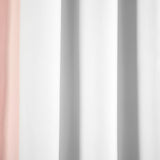 Block Border Blackout Window Curtain Panel