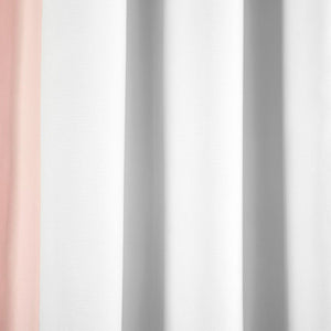 Block Border Blackout Window Curtain Panel