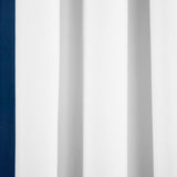 Block Border Blackout Window Curtain Panel