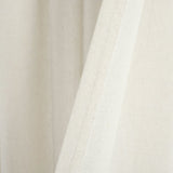 Boho Faux Linen Tassel Color Block Window Curtain Panel Set