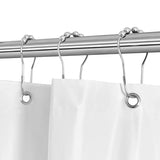 Rust Resistant Double Glide Metal Shower Curtain Hook Rings