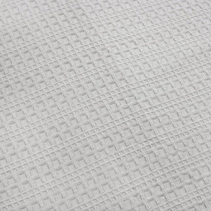 Haniya Solid Waffle Woven Cotton Textured Comforter Set