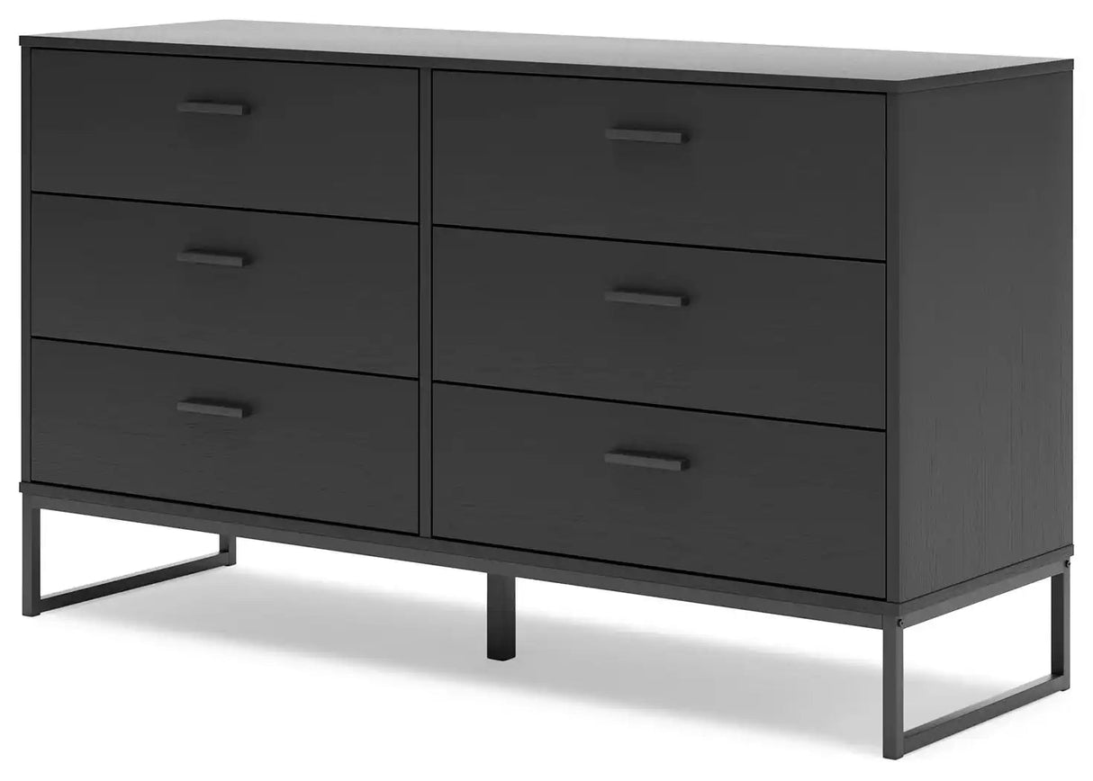 Socalle - Six Drawer Dresser - Best Buy Furniture