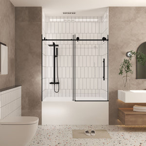Frameless Shower Door With Handle