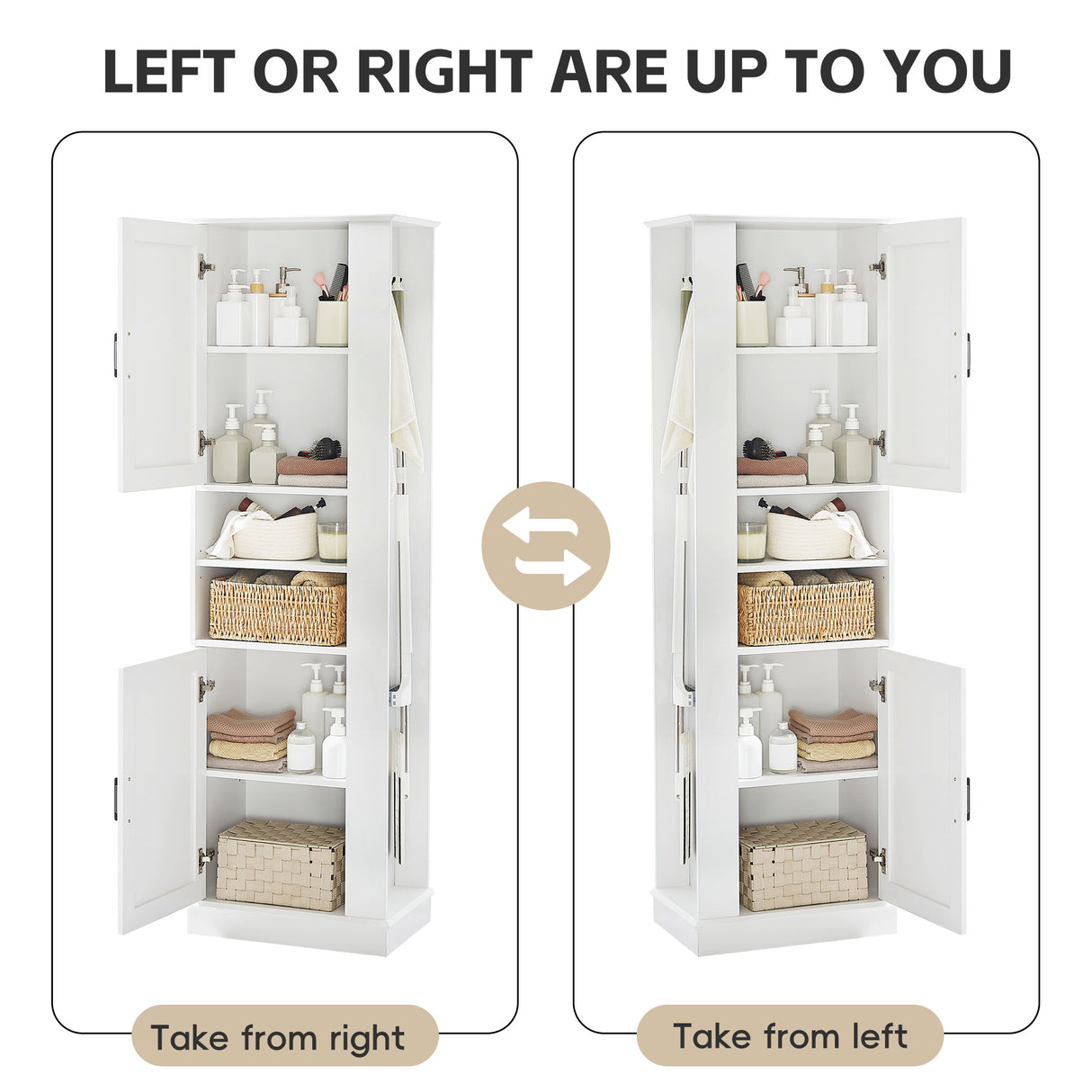 Tall Bathroom Storage Cabinet