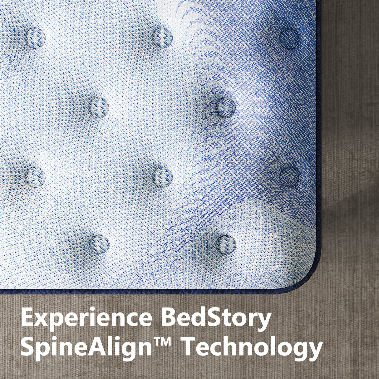 Bedstory Spine Align 12" Full Firm Pressure Relieving Cooling Hybrid Mattress