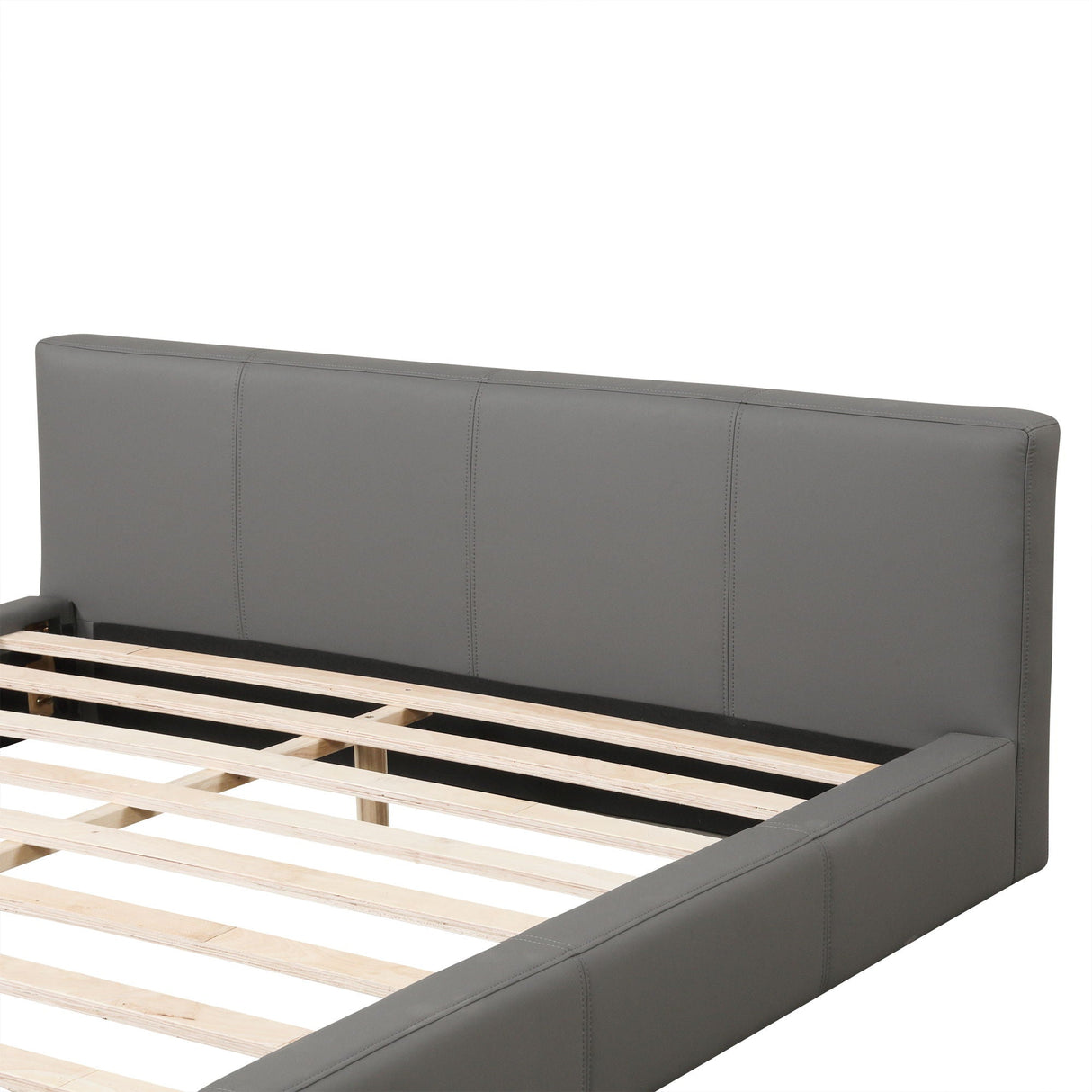 Stylish Upholstered Bed With Birch Wood Frame - Best Buy Furniture
